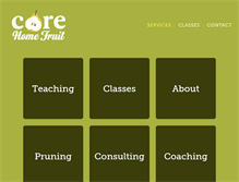 Tablet Screenshot of corehomefruit.com